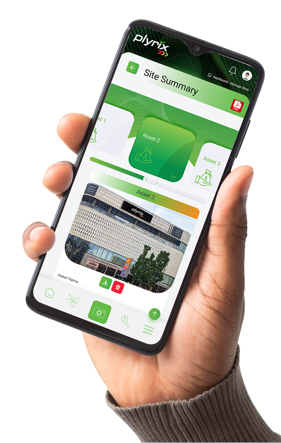 Plyrix site summary on mobile